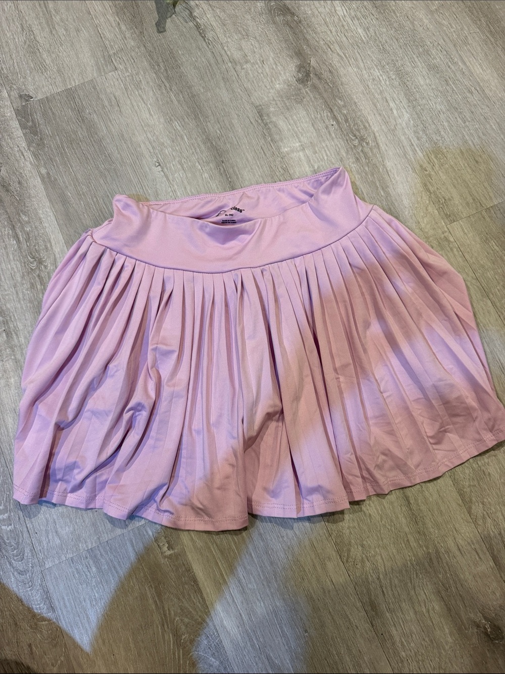 art class Light Pink Pleated Girls' Skort